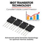 ROSSI 120 Amp Inverter Welder, 3in1 Portable MMA ARC /MIG Gasless /Lift-TIG Welding Machine, 15A Plug - Image 5