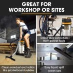 UNIMAC 100L 2400W Wet and Dry Vacuum Cleaner, Heavy-Duty Dual Copper Motors, Accessory Set, for Workshop Car Carpet - Image 5