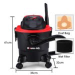 Baumr-AG 15L 1200W Wet and Dry Vacuum Cleaner, with Blower, for Car, Workshop, Carpet - Image 5