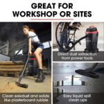 Baumr-AG 30L 1200W Wet and Dry Vacuum Cleaner, with Blower, for Car, Workshop, Carpet - Image 3