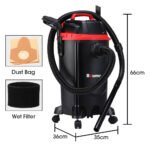 Baumr-AG 30L 1200W Wet and Dry Vacuum Cleaner, with Blower, for Car, Workshop, Carpet - Image 5
