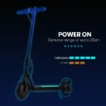 ALPHA Urban 8 Electric Scooter, Suspension, 25km Range, 8.5-Inch Wheels, Brushless Motor, Motorised Commuter eScooter for Adults, Black - Image 5