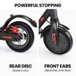 ALPHA Urban 8 Electric Scooter, Suspension, 25km Range, 8.5-Inch Wheels, Brushless Motor, Motorised Commuter eScooter for Adults, Black - Image 7