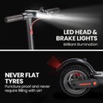 ALPHA Urban 8 Electric Scooter, Suspension, 25km Range, 8.5-Inch Wheels, Brushless Motor, Motorised Commuter eScooter for Adults, Black - Image 8