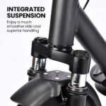 ALPHA Urban 10 Electric Scooter, 35km/h, Suspension, 35km Range, 10-Inch Wheels, Brushless Motor, Free APP, Motorised Commuter eScooter for Adults, Black - Image 6