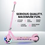 ROVO KIDS WhizKid Electric Scooter, Ages 5-11, Adjustable Height, AU Compliant, Lithium Battery, Brushless Motor, Pink - Image 2