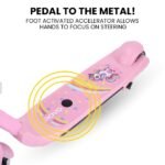 ROVO KIDS WhizKid Electric Scooter, Ages 5-11, Adjustable Height, AU Compliant, Lithium Battery, Brushless Motor, Pink - Image 4