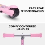 ROVO KIDS WhizKid Electric Scooter, Ages 5-11, Adjustable Height, AU Compliant, Lithium Battery, Brushless Motor, Pink - Image 7