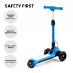 ROVO KIDS 3-Wheel Electric Scooter , Ages 3-8, Adjustable Height, AU Compliant, Lithium Battery, Blue - Image 8