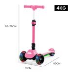 ROVO KIDS 3-Wheel Electric Scooter , Ages 3-8, Adjustable Height, AU Compliant, Lithium Battery, Pink - Image 13