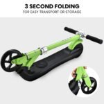 ROVO KIDS Electric Scooter Lithium Ride-On Foldable E-Scooter 125W Rechargeable, Green - Image 6
