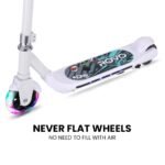 ROVO KIDS WhizKid Electric Scooter, Ages 5-11, Adjustable Height, AU Compliant, Lithium Battery, Brushless Motor, White - Image 7