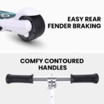 ROVO KIDS WhizKid Electric Scooter, Ages 5-11, Adjustable Height, AU Compliant, Lithium Battery, Brushless Motor, White - Image 8