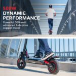 VALK Fusion 5 Electric Scooter, 500W, AU Compliant, 48V 13Ah Lithium, 50km Range, 40km/h, Quad Shocks, 10 inch Tyres - Image 4