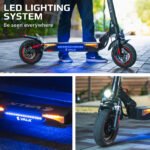 VALK Fusion 5 Electric Scooter, 500W, AU Compliant, 48V 13Ah Lithium, 50km Range, 40km/h, Quad Shocks, 10 inch Tyres - Image 10