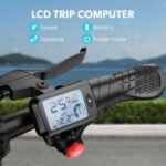 VALK Electric Scooter with Seat, Disc brakes, 12" Tyres, AU Compliant, for Adults, Teens, Commuter, Black - Image 8