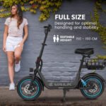 VALK Electric Scooter with Seat, 30km Range, AU Compliant, Disc brakes, 14" Tyres, for Adults, Teens, Commuter - Image 4