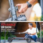 VALK Primal 9 Dual Motor Electric Scooter, 1600W, AU Compliant, for Extreme Hill Climbing, Black - Image 7