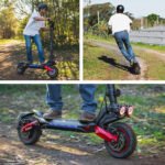 VALK Primal 9 Dual Motor Electric Scooter, 1600W, AU Compliant, for Extreme Hill Climbing, Black/Red - Image 5