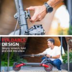 VALK Primal 9 Dual Motor Electric Scooter, 1600W, AU Compliant, for Extreme Hill Climbing, Black/Red - Image 7