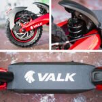 VALK Primal 9 Dual Motor Electric Scooter, 1600W, AU Compliant, for Extreme Hill Climbing, Black/Red - Image 9