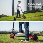 VALK Primal 9 Dual Motor Electric Scooter, 1600W, AU Compliant, for Extreme Hill Climbing, Black/Red - Image 11