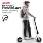 VALK Synergy 5 Electric Scooter, 400W, AU Compliant, Motorised eScooter for Adults, White - Image 3