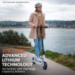 VALK Synergy 5 Electric Scooter, 400W, AU Compliant, Motorised eScooter for Adults, White - Image 4