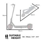 VALK Synergy 7 Electric Scooter, 500W 15Ah, AU Compliant, Motorised eScooter for Adults, Black/Red - Image 7