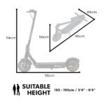 VALK Synergy 7 Electric Scooter, 500W 15Ah, AU Compliant, Motorised eScooter for Adults, Black/Yellow - Image 7