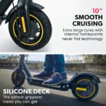 VALK Synergy 7 Electric Scooter, 500W 15Ah, AU Compliant, Motorised eScooter for Adults, Black/Yellow - Image 9