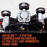 UNIMAC 8HP Air Compressor 115PSI 120L Petrol Powered Industrial Air Conditioning - Image 3