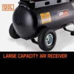 UNIMAC 8HP Air Compressor 115PSI 120L Petrol Powered Industrial Air Conditioning - Image 5