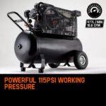 UNIMAC 8HP Air Compressor 115PSI 120L Petrol Powered Industrial Air Conditioning - Image 7