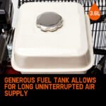 UNIMAC 8HP Air Compressor 115PSI 120L Petrol Powered Industrial Air Conditioning - Image 9