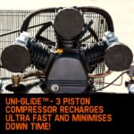 UNIMAC 115PSI 150L 7.5kW Industrial Electric Air Compressor, 20A 415V 3-Phase - Image 7