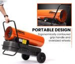 UNIMAC 30KW Portable Industrial Diesel Direct Forced Air Space Heater - Image 3