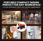 UNIMAC 30KW Portable Industrial Diesel Direct Forced Air Space Heater - Image 9