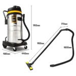 UNIMAC 60L Wet and Dry Vacuum Cleaner Bagless Industrial Grade Drywall Vac - Image 6