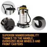 UNIMAC 60L Wet and Dry Vacuum Cleaner Bagless Industrial Grade Drywall Vac - Image 8