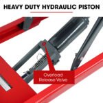 T-REX 300KG Hydraulic High Lift Double Scissor Trolley, 1.3M Max Platform Hgt, Heavy-Duty, for Material Handling - Image 4