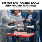 T-REX 300KG Hydraulic High Lift Double Scissor Trolley, 1.3M Max Platform Hgt, Heavy-Duty, for Material Handling - Image 7