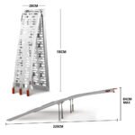BULLET Pair of 2.3m Aluminium Loading Ramps, 1360kg capacity - Image 6