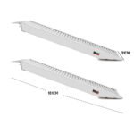 BULLET Pair of 1.6m Aluminium Loading Ramps, 4050kg capacity - Image 2