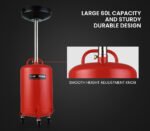 T-REX 60L Mobile Waste Oil Drainer Tank, Telescopic, for Car Engine, Workshop - Image 5