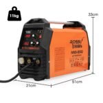 ROSSI 200A MIG/MAG/MMA/ARC/TIG Multi-Purpose Welder MIG-200, Flux/Solid Wire/CO2 Or Argon Gas - Image 15