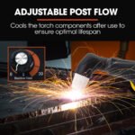 ROSSI 45A Plasma Cutter, Non-Touch Pilot ARC for Easy Cuts of Painted or Rusty Metals, DC Inverter Cutting Machine - Image 9