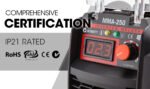 ROSSI 250 Amp Stick Welder, Portable Arc MMA Inverter Welding Machine, 15A Plug - Image 5