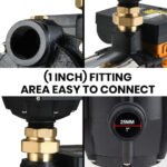 Protege Multi-stage Water Hi-pressure Pump with Auto-controller Home Garden Irrigation 4-Stage Electric - Image 7