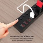 Simplecom CHU810 48W 10-Port USB 3.0 Hub and Charger with Individual Switches 12V/4A Power Adapter BC1.2 Fast Charging - Image 5